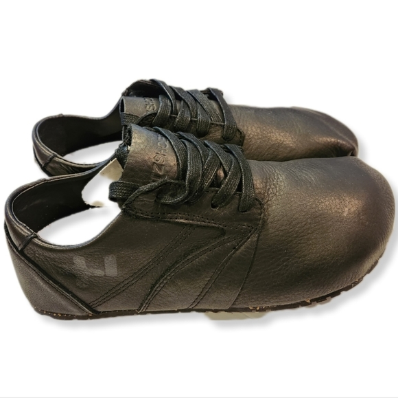 OTZ1 MADLIB 3081 UNISEX BLACK LEATHER LACE-UP SHOES EUR 41 MEN 8 WOMEN 11 #1197 - Picture 2 of 13